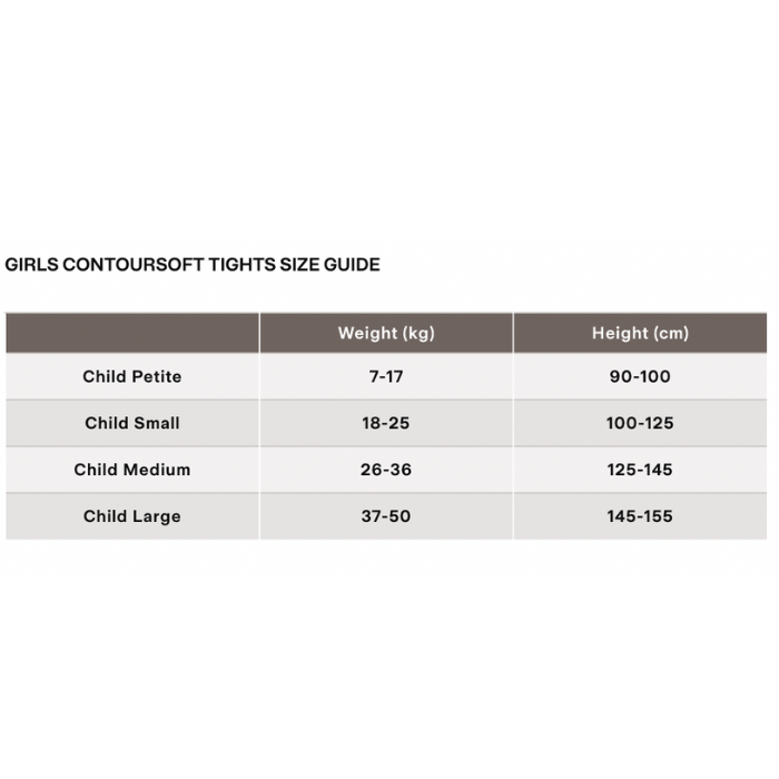 Contoursoft Footed Tights